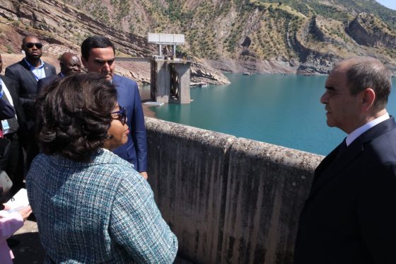 VPR visita no Tadjiquistão a maior barragem da Ásia Central.-